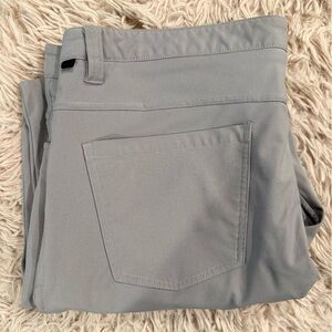 RYE51 - THE VOYAGER - PERFORMANCE 5-POCKET PANT (gently used)- GREY 34X32